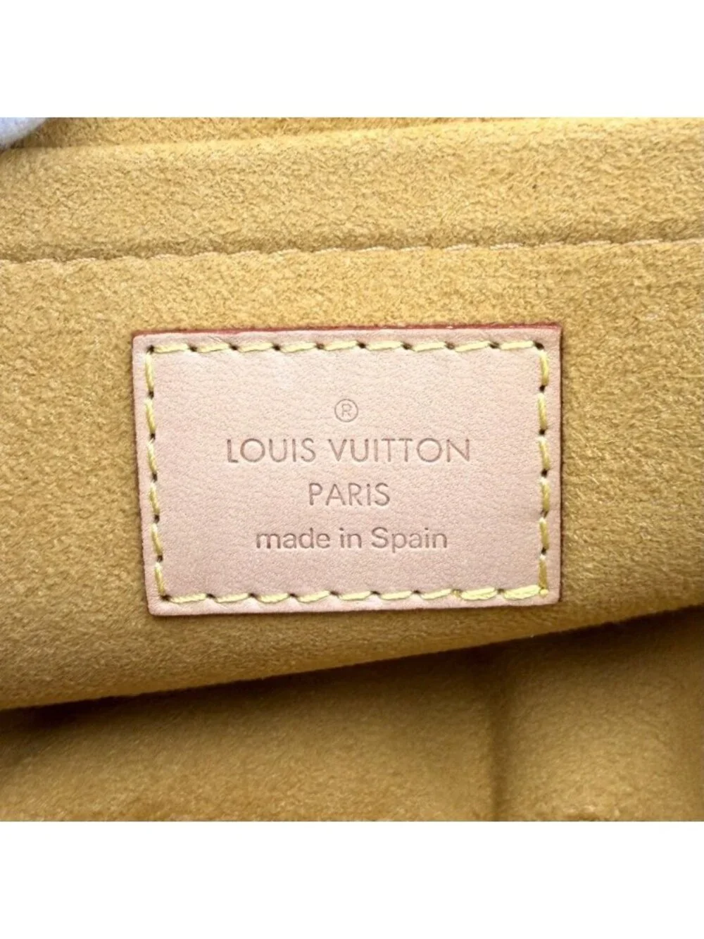 Louis Vuitton Mini Pleaty Mini Bag Monogram Denim Blue Gold